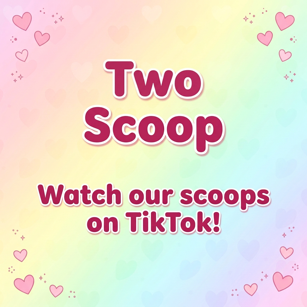 Two Scoops graphic matching the berry-pink One Scoop design